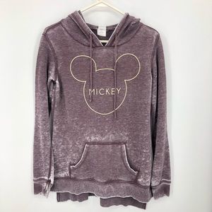 Disney Hoodie Mickey Mouse Hoodie Light Purple Disney Hoodie Women’s XS